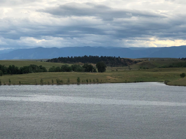 View from the lodge